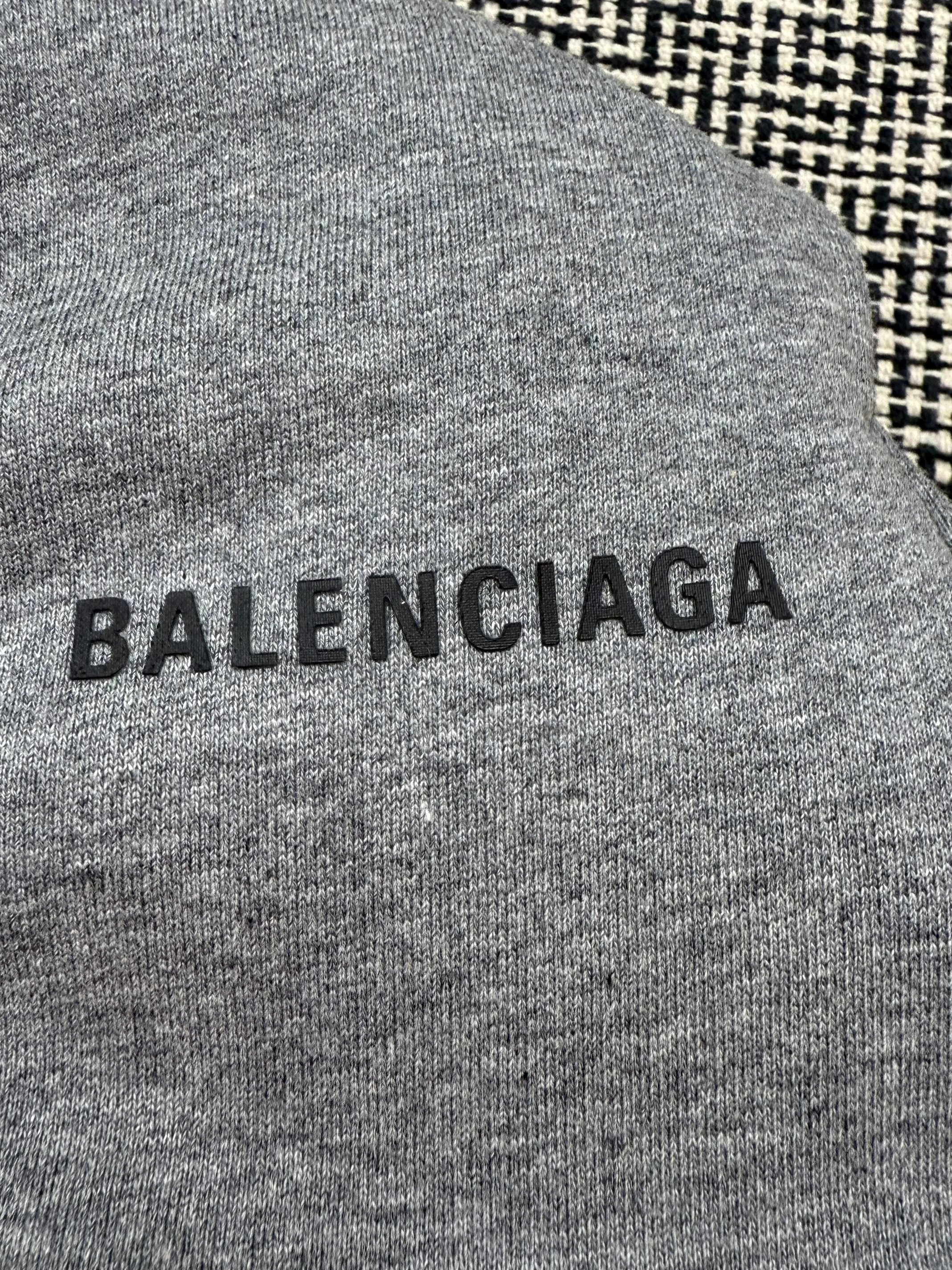 Balenciaga Paris lettering silicone printed drawstring trousers XS/S/M/L